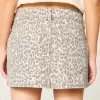 Low-Rise Leopard Print Mini Skirt,Low-Rise Leopard Print Mini Skirt