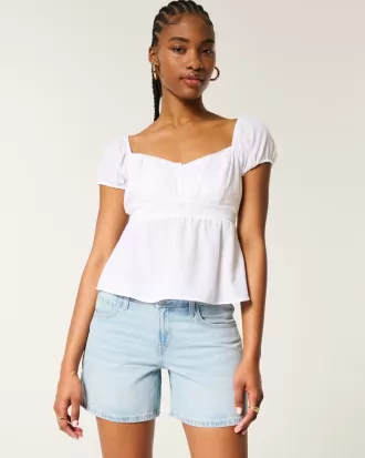 Low-Rise Light Wash Baggy Denim Carpenter Shorts 5″,Low-Rise Light Wash Baggy Denim Carpenter Shorts 5″