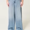 Low-Rise Light Wash Baggy Jeans,Low-Rise Light Wash Baggy Jeans