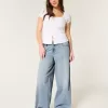 Low-Rise Light Wash Baggy Jeans,Low-Rise Light Wash Baggy Jeans