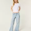 Low-Rise Light Wash Patchwork Baggy Jeans,Low-Rise Light Wash Patchwork Baggy Jeans