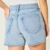 Low-Rise Medium Wash Baggy Denim Shorts 5″,Low-Rise Medium Wash Baggy Denim Shorts 5″