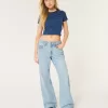 Low-Rise Medium Wash Baggy Jeans,Low-Rise Medium Wash Baggy Jeans