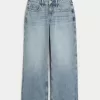 Low-Rise Medium Wash Baggy Jeans,Low-Rise Medium Wash Baggy Jeans