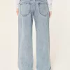 Low-Rise Medium Wash Baggy Jeans,Low-Rise Medium Wash Baggy Jeans