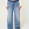 Low-Rise Medium Wash Baggy Jeans,Low-Rise Medium Wash Baggy Jeans