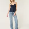 Low-Rise Medium Wash Loose Jeans,Low-Rise Medium Wash Loose Jeans