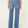 Low-Rise Medium Wash Relaxed Straight Jeans,Low-Rise Medium Wash Relaxed Straight Jeans
