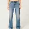 Low-Rise Medium Wash Relaxed Straight Jeans,Low-Rise Medium Wash Relaxed Straight Jeans