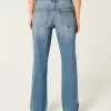Low-Rise Medium Wash Relaxed Straight Jeans,Low-Rise Medium Wash Relaxed Straight Jeans