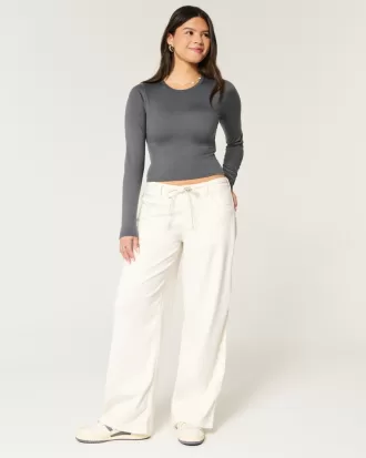 Low-Rise Super Baggy Pants,Low-Rise Super Baggy Pants