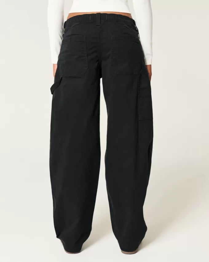 Low-Rise Tapered Baggy Carpenter Pants,Low-Rise Tapered Baggy Carpenter Pants