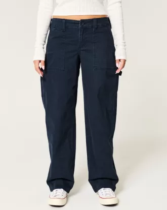 Low-Rise Tapered Baggy Carpenter Pants,Low-Rise Tapered Baggy Carpenter Pants