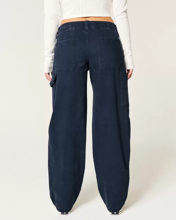 Low-Rise Tapered Baggy Carpenter Pants,Low-Rise Tapered Baggy Carpenter Pants