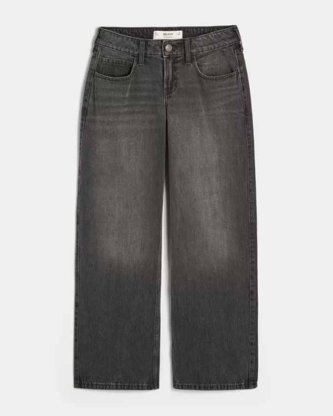 Low-Rise Washed Black Baggy Jeans,Low-Rise Washed Black Baggy Jeans Low-Rise Washed Black Baggy Jeans,Low-Rise Washed Black Baggy Jeans