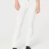 Low-Rise White Boot Jeans,Low-Rise White Boot Jeans