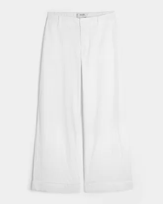Low-Rise Wide-Leg Pants,Low-Rise Wide-Leg Pants