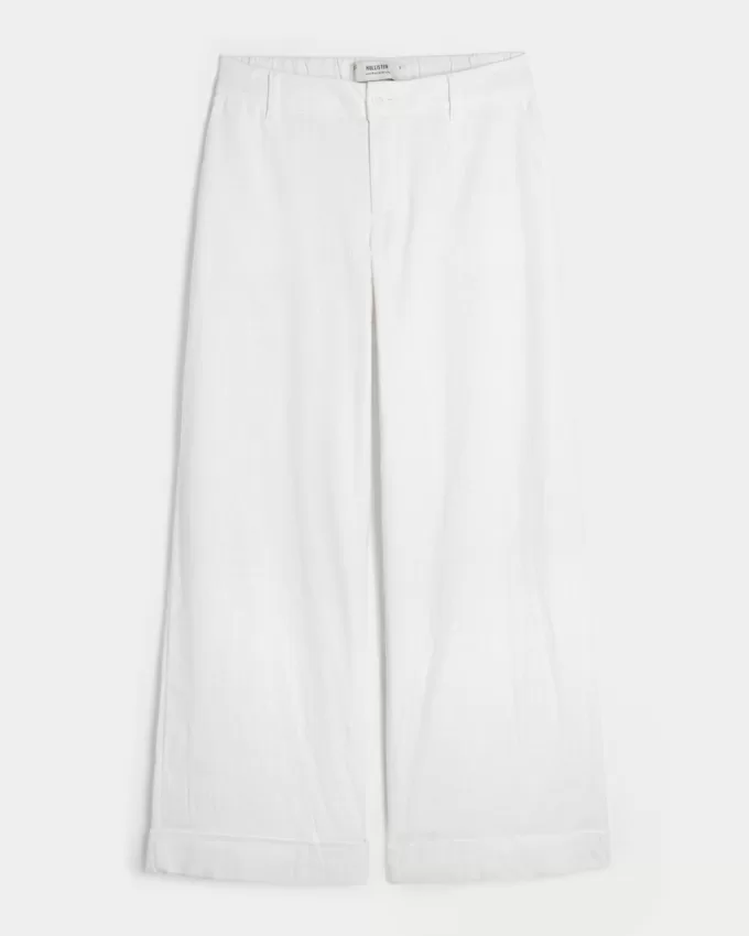 Low-Rise Wide-Leg Pants,Low-Rise Wide-Leg Pants