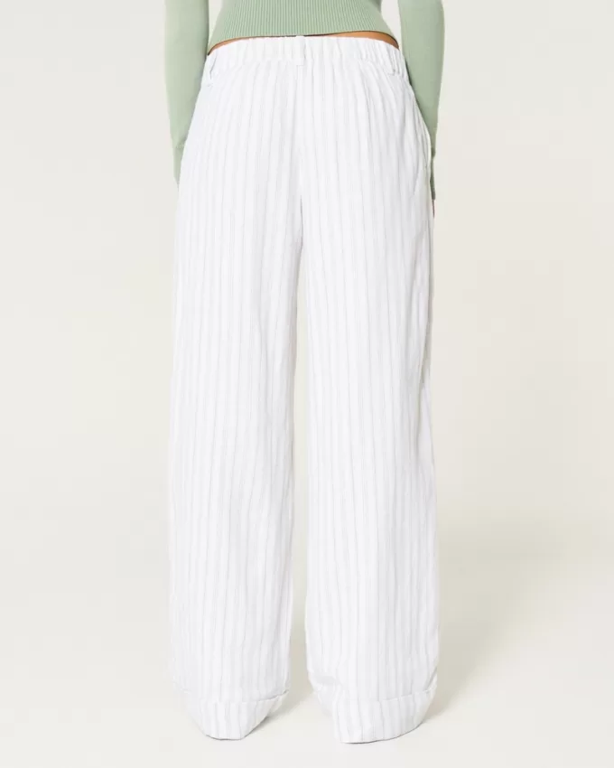 Low-Rise Wide-Leg Pants,Low-Rise Wide-Leg Pants