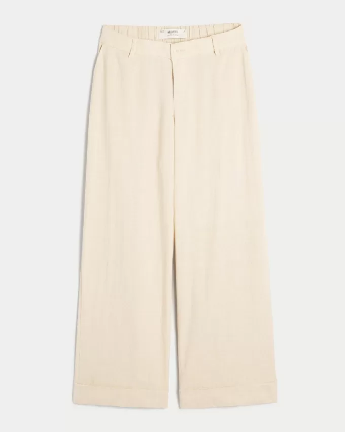 Low-Rise Wide-Leg Pants,Low-Rise Wide-Leg Pants
