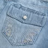 Low-Rise Y2K Chop Pocket Denim Mini Skort,Low-Rise Y2K Chop Pocket Denim Mini Skort