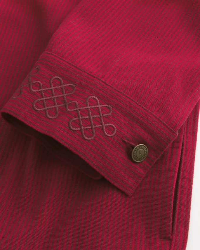 Lunar New Year Graphic Shacket,Lunar New Year Graphic Shacket