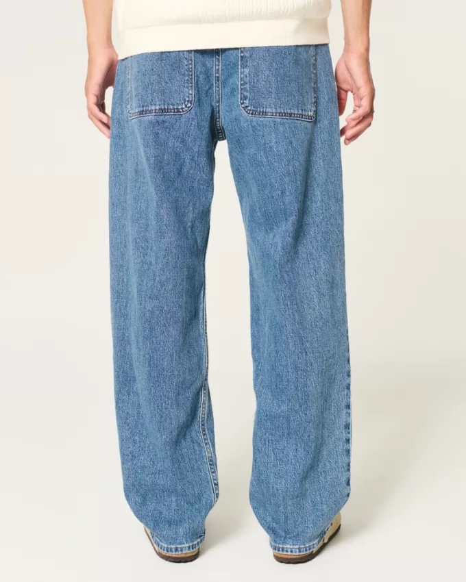 Medium Wash Baggy Jeans,Medium Wash Baggy Jeans