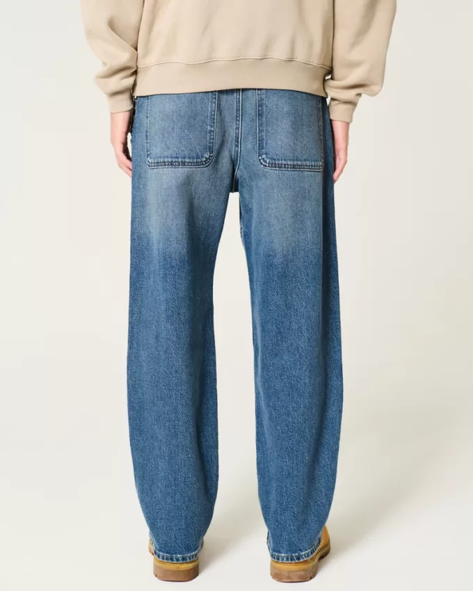 Medium Wash Baggy Jeans,Medium Wash Baggy Jeans