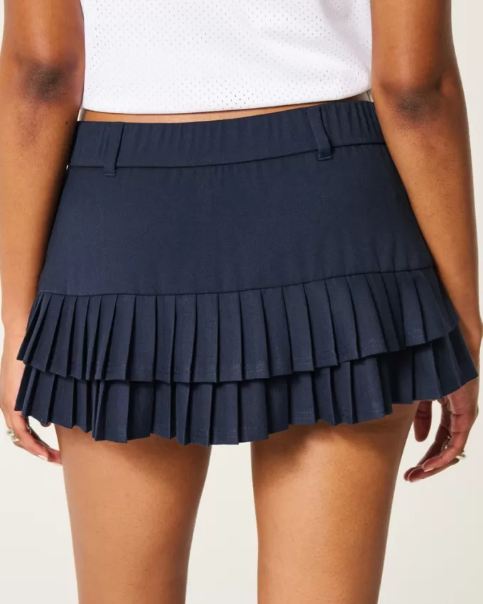 Micro-Pleat Mini Skort,Micro-Pleat Mini Skort