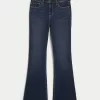 Mid-Rise Dark Wash Boot Jeans,Mid-Rise Dark Wash Boot Jeans
