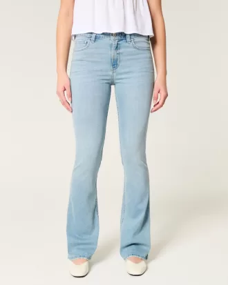 Mid-Rise Light Wash Boot Jeans,Mid-Rise Light Wash Boot Jeans