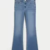Mid-Rise Medium Wash Boot Jeans,Mid-Rise Medium Wash Boot Jeans