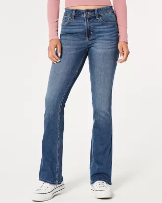 Mid-Rise Medium Wash Boot Jeans,Mid-Rise Medium Wash Boot Jeans
