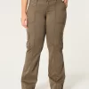 Mid-Rise Relaxed Cargo Boot Pants,Mid-Rise Relaxed Cargo Boot Pants