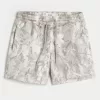 Mid-Thigh Camo Loose Fleece Shorts,Mid-Thigh Camo Loose Fleece Shorts