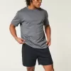 Mid-Thigh Cooling Fleece Shorts,Mid-Thigh Cooling Fleece Shorts