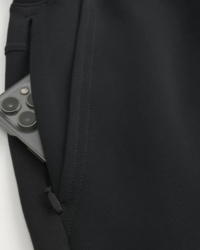 Mid-Thigh Cooling Fleece Shorts,Mid-Thigh Cooling Fleece Shorts