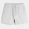 Mid-Thigh Cooling Fleece Shorts,Mid-Thigh Cooling Fleece Shorts