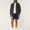Mid-Thigh Fleece UConn Huskies Graphic Shorts,Mid-Thigh Fleece UConn Huskies Graphic Shorts