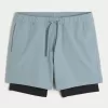 Mid-Thigh Hybrid Active Shorts,Mid-Thigh Hybrid Active Shorts