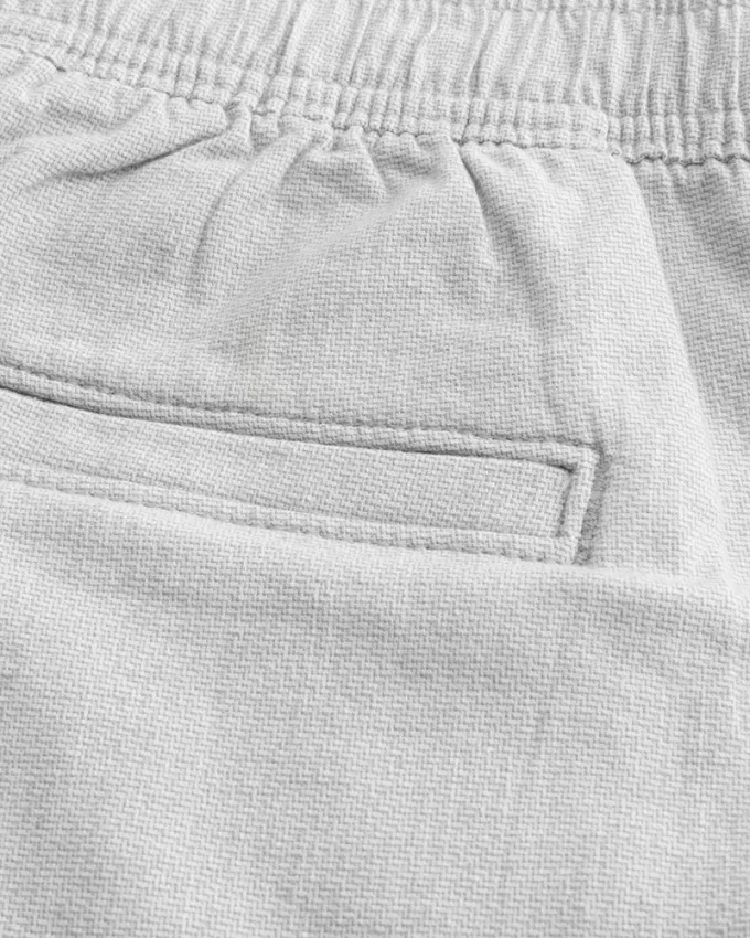 Mid-Thigh Linen-Blend Pull-On Shorts,Mid-Thigh Linen-Blend Pull-On Shorts