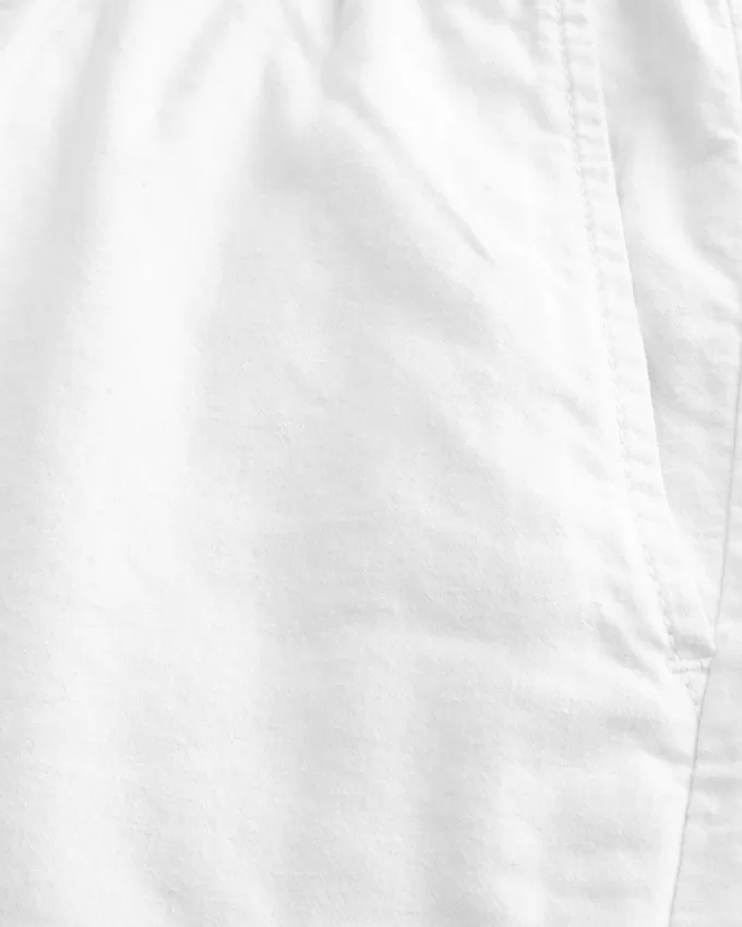 Mid-Thigh Linen-Blend Pull-On Shorts,Mid-Thigh Linen-Blend Pull-On Shorts