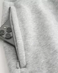 Mid-Thigh Loose Fleece Shorts,Mid-Thigh Loose Fleece Shorts