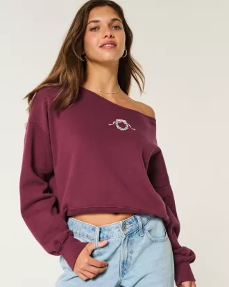 Mini Wreath Graphic Sweatshirt,Mini Wreath Graphic Sweatshirt