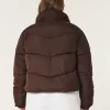 Mini Zip-Up Puffer Jacket,Mini Zip-Up Puffer Jacket
