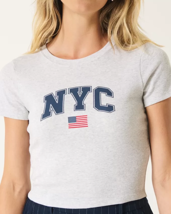 NYC Graphic Baby Tee,NYC Graphic Baby Tee
