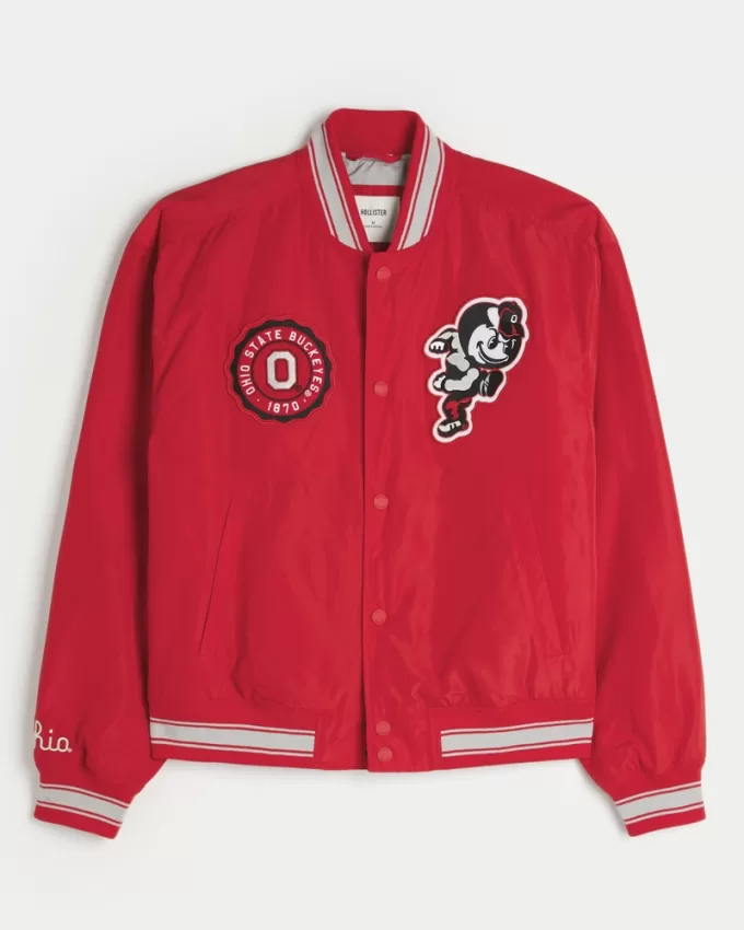 Ohio State Buckeyes Graphic Bomber Jacket,Ohio State Buckeyes Graphic Bomber Jacket Ohio State Buckeyes Graphic Bomber Jacket,Ohio State Buckeyes Graphic Bomber Jacket