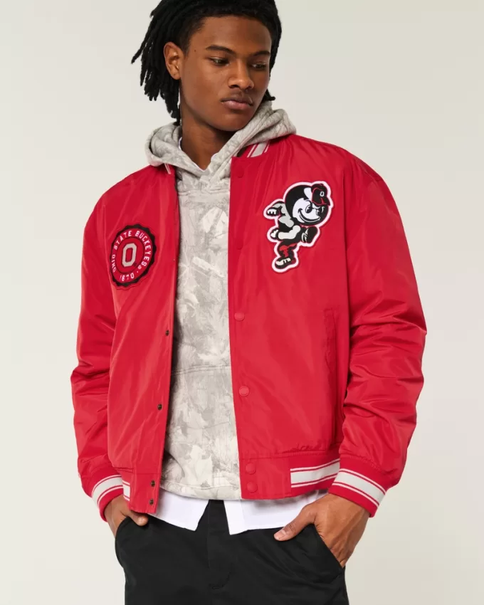 Ohio State Buckeyes Graphic Bomber Jacket,Ohio State Buckeyes Graphic Bomber Jacket Ohio State Buckeyes Graphic Bomber Jacket,Ohio State Buckeyes Graphic Bomber Jacket