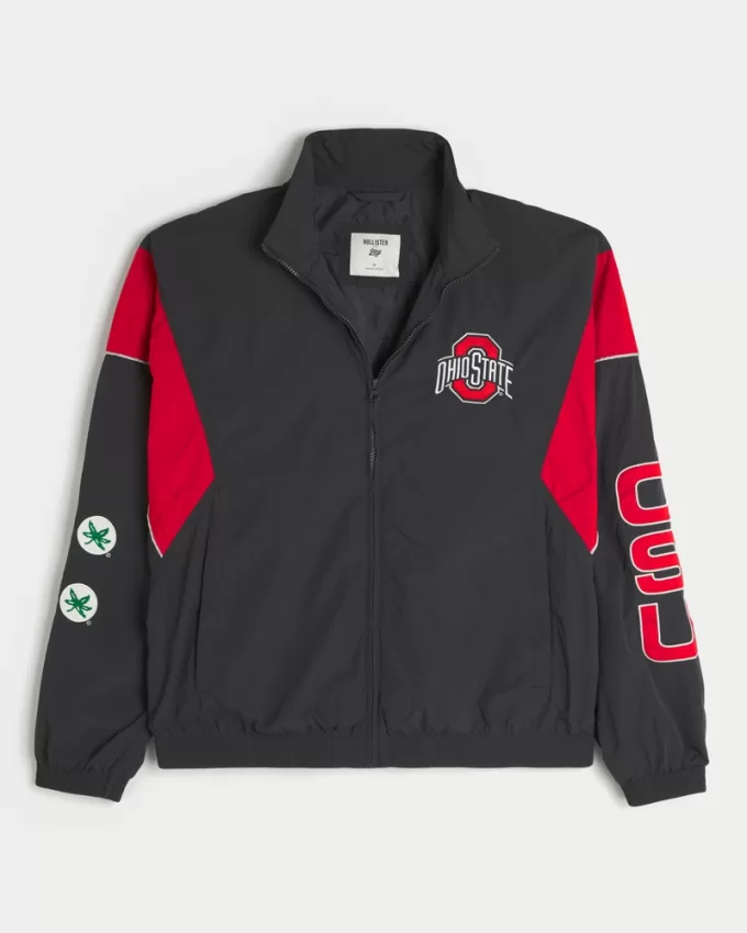 Ohio State University Graphic Windbreaker Jacket,Ohio State University Graphic Windbreaker Jacket