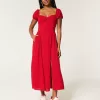 On/Off-the-Shoulder Drop-Waist Dress,On/Off-the-Shoulder Drop-Waist Dress